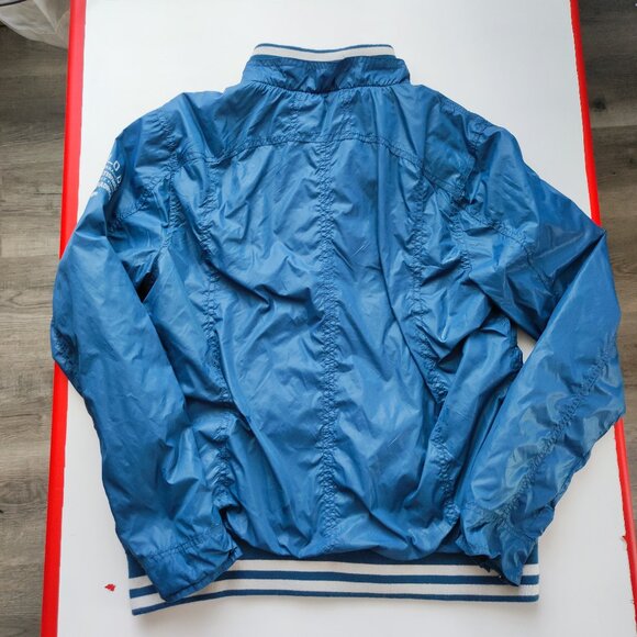 Buffalo David Bitton bomber jacket men's size M blue lot of pockets - Picture 4 of 15